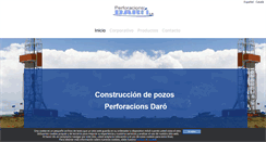 Desktop Screenshot of perforacionsdaro.com