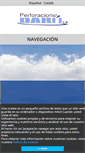Mobile Screenshot of perforacionsdaro.com